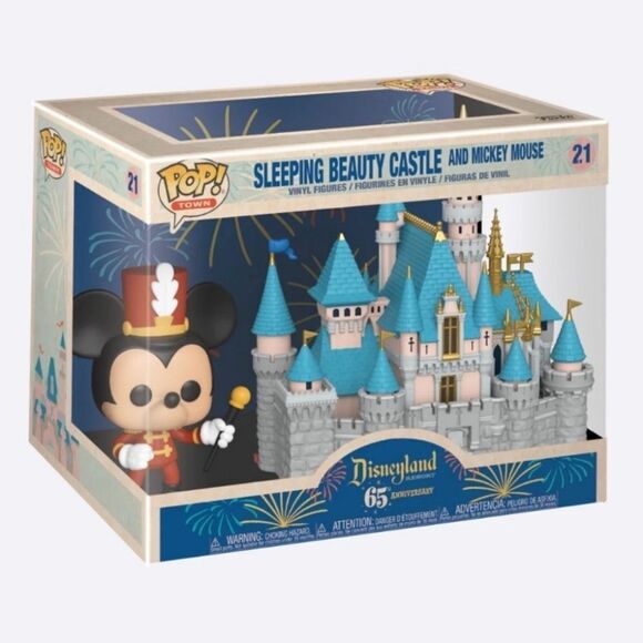 🩵NIB Disney Funko Exclusive 65th Anniversary Mickey & Sleeping Beauty Castle - Picture 2 of 12